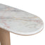 Ex Display - CDT10619-MK 1.6m Marble Console Table - Natural