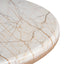 Ex Display - CDT10622-MK 1.5m Marble Console Table - Natural