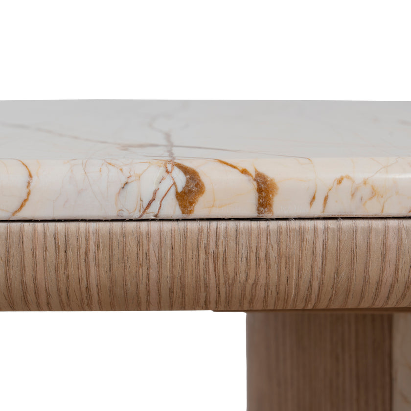 Ex Display - CDT10622-MK 1.5m Marble Console Table - Natural