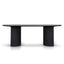 Ex Display - CDT10655-MK 2.2m Dining Table - Black