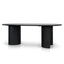 Ex Display - CDT10655-MK 2.2m Dining Table - Black