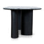 Ex Display - CDT10658-MK 2.2m Black Marble Dining Table - Black