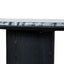 Ex Display - CDT10658-MK 2.2m Black Marble Dining Table - Black