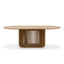 CDT10670-CU 2.2m Oval Dining Table - Natural