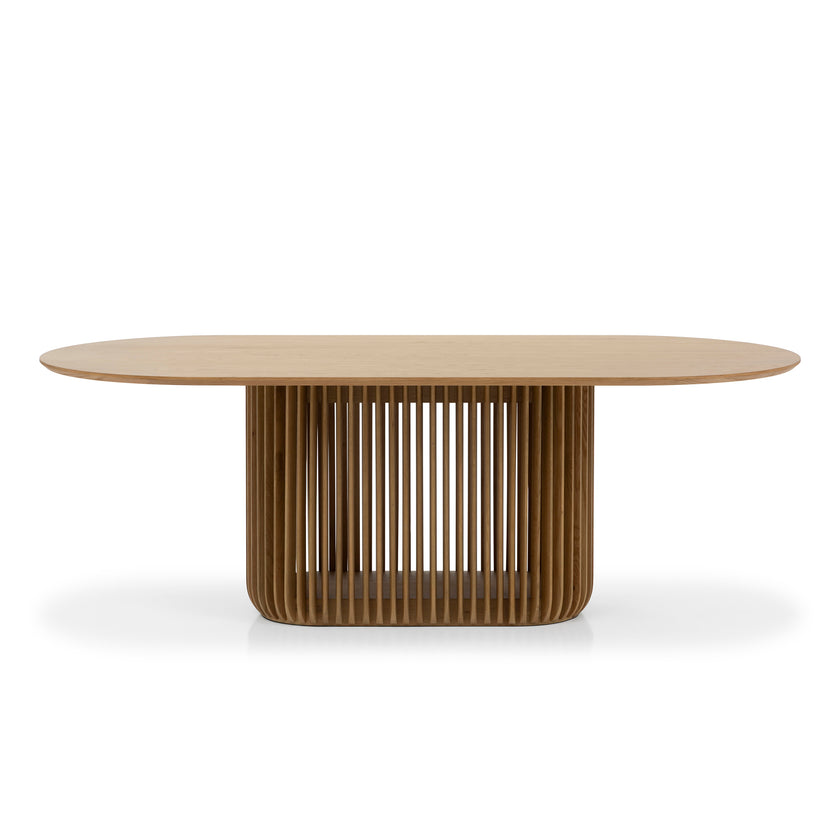 CDT10670-CU 2.2m Oval Dining Table - Natural