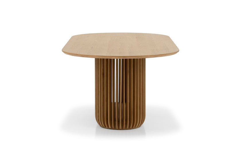 CDT10670-CU 2.2m Oval Dining Table - Natural