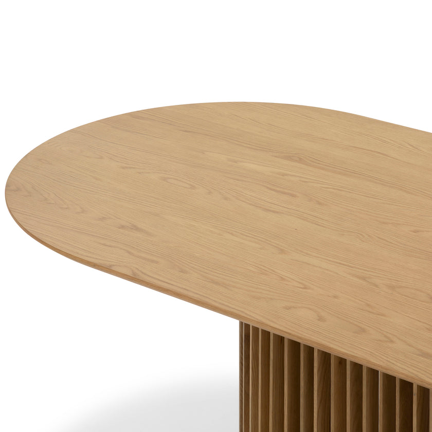 CDT10670-CU 2.2m Oval Dining Table - Natural