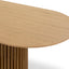 CDT10670-CU 2.2m Oval Dining Table - Natural