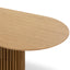 CDT10670-CU 2.2m Oval Dining Table - Natural