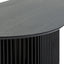 CDT10671-CU 2.2m Oval Dining Table - Black Stain