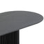 CDT10671-CU 2.2m Oval Dining Table - Black Stain