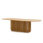 CDT10672-CU 2.8m Oval Dining Table - Natural