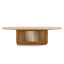 CDT10672-CU 2.8m Oval Dining Table - Natural