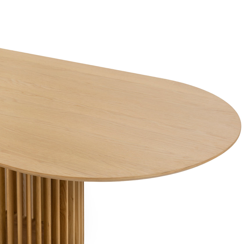 CDT10672-CU 2.8m Oval Dining Table - Natural