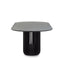 CDT10673-CU 2.8m Oval Dining Table - Black Stain