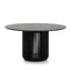 CDT10675-CU 1.4m Round Dining Table - Black Stain