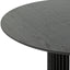 CDT10675-CU 1.4m Round Dining Table - Black Stain