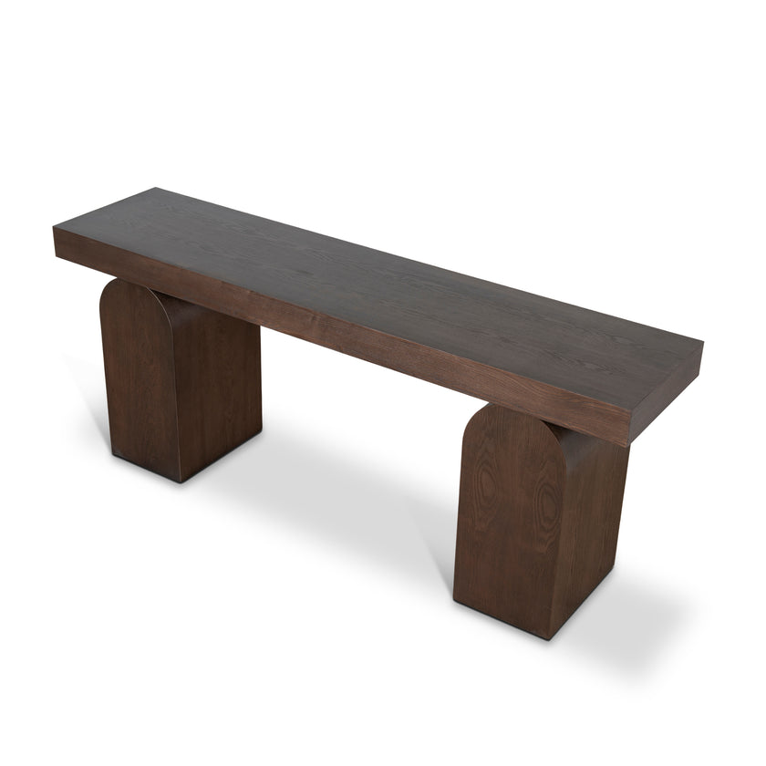 CDT10891-NI 1.9m New Elm Console Table - Walnut