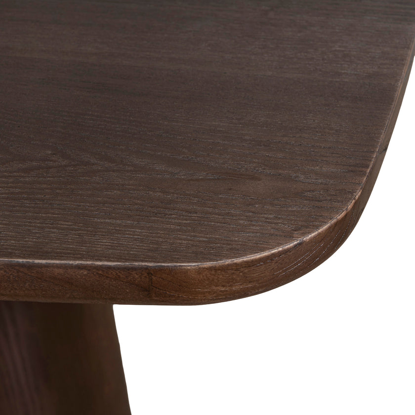 CDT10894-NI 2.2m Elm Dining Table - Walnut
