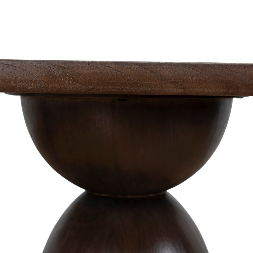 CDT10894-NI 2.2m Elm Dining Table - Walnut