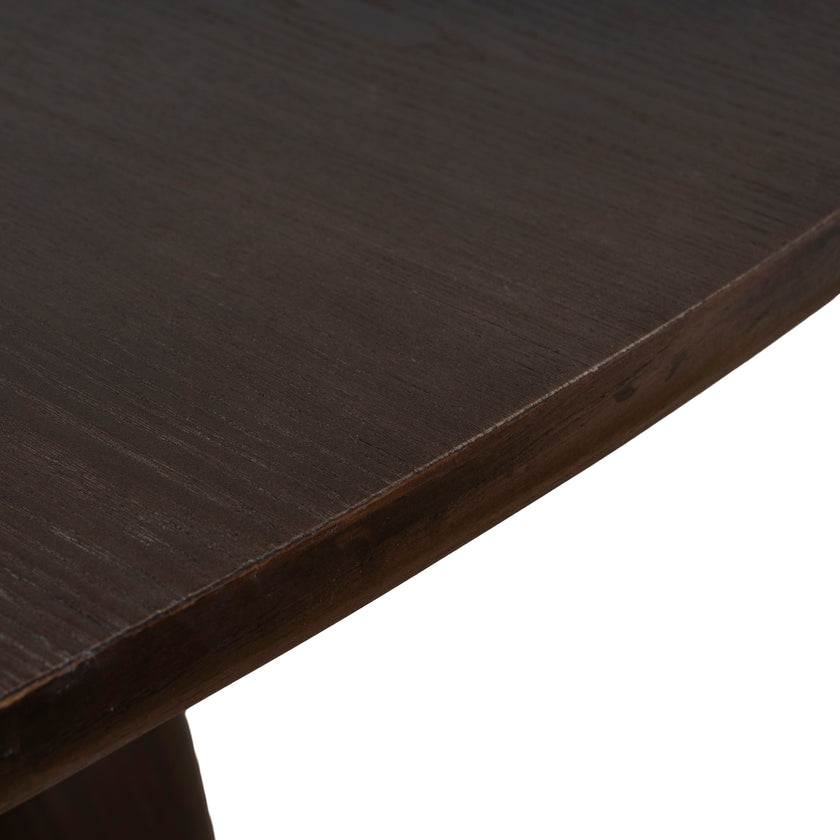 CDT10894-NI 2.2m Elm Dining Table - Walnut