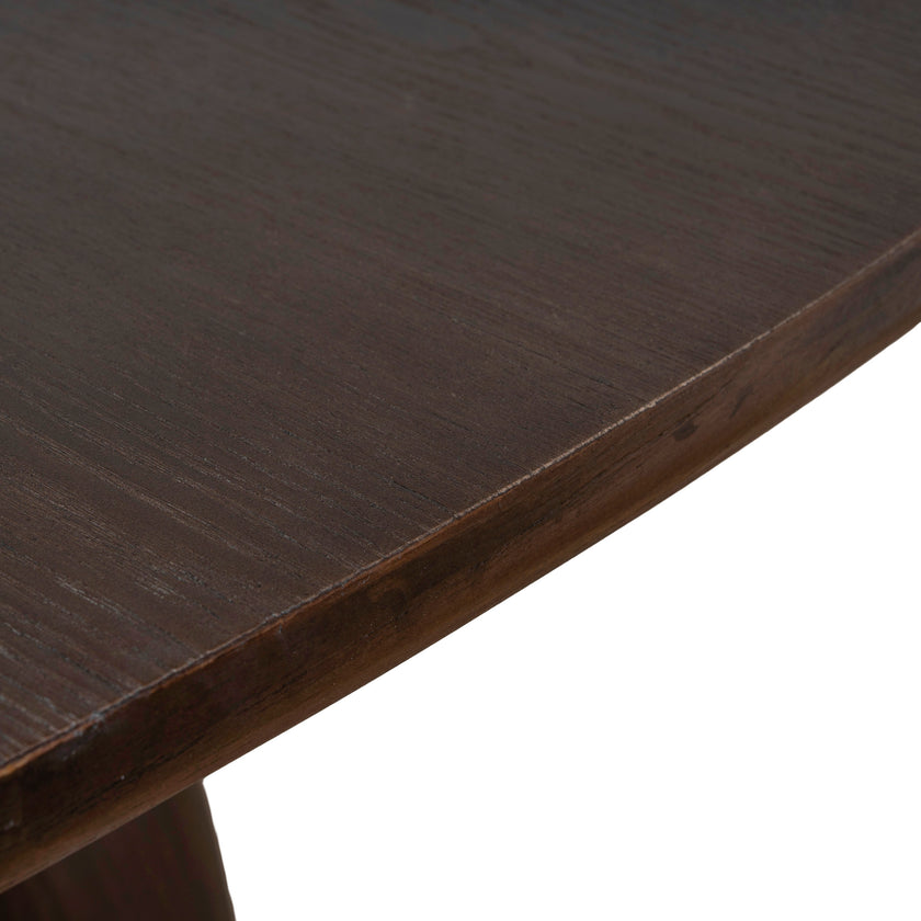 CDT10894-NI 2.2m Elm Dining Table - Walnut