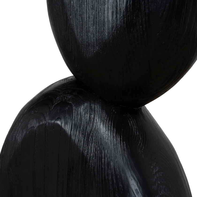 CDT10897-NI 1.6m Elm Console Table - Full Black