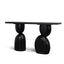 CDT10897-NI 1.6m Elm Console Table - Full Black