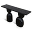CDT10897-NI 1.6m Elm Console Table - Full Black