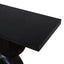 CDT10897-NI 1.6m Elm Console Table - Full Black
