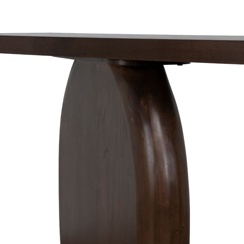 CDT10898-NI 1.6m Elm Console Table - Walnut