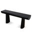 CDT10901-NI 1.8m Elm Console Table - Full Black
