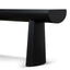 CDT10901-NI 1.8m Elm Console Table - Full Black
