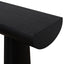 CDT10901-NI 1.8m Elm Console Table - Full Black