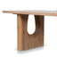 CDT10903-NI 2.4m Elm Dining Table - Natural