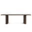 CDT10904-NI 2.4m Elm Dining Table - Walnut