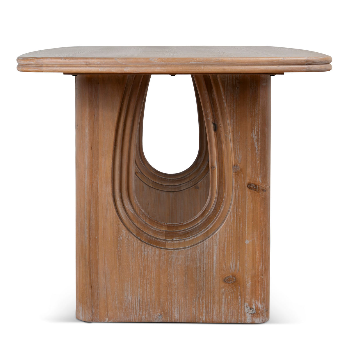 CDT10905-NI 1.8m Elm Dining Table - Natural | Calibre Furniture