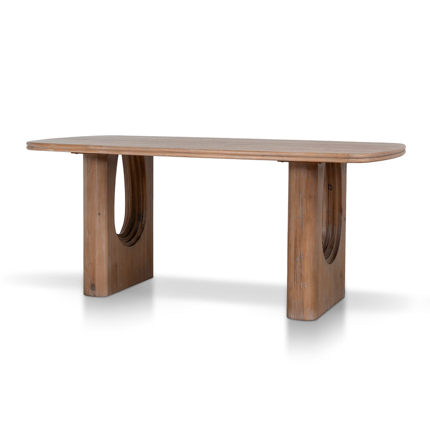 CDT10905-NI 1.8m Elm Dining Table - Natural
