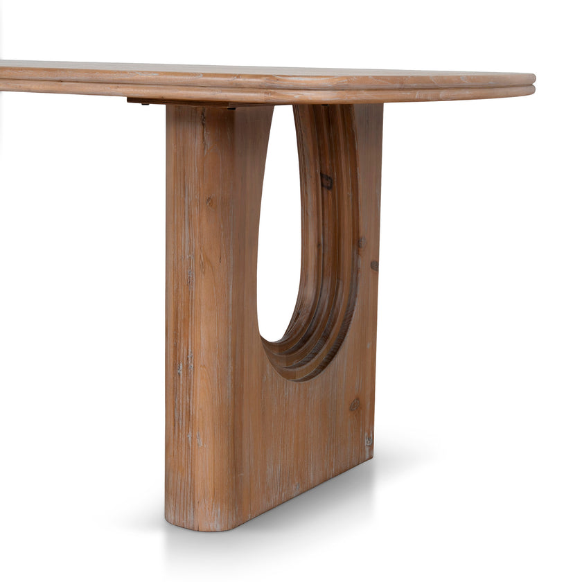 CDT10905-NI 1.8m Elm Dining Table - Natural