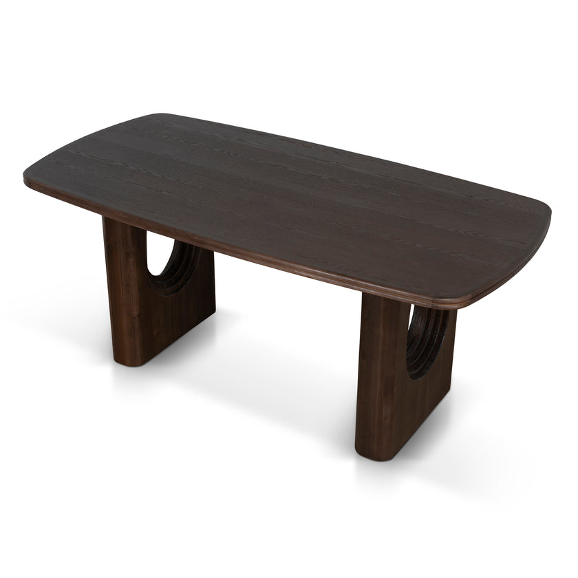 CDT10906-NI 1.8m Elm Dining Table - Walnut