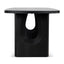 CDT10907-NI 1.8m Elm Dining Table - Full Black