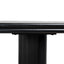 CDT10907-NI 1.8m Elm Dining Table - Full Black