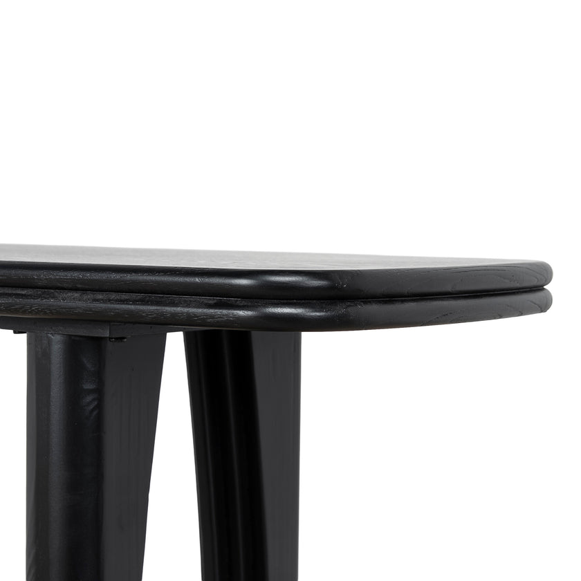 CDT10910-NI 1.6m Console Table - Full Black