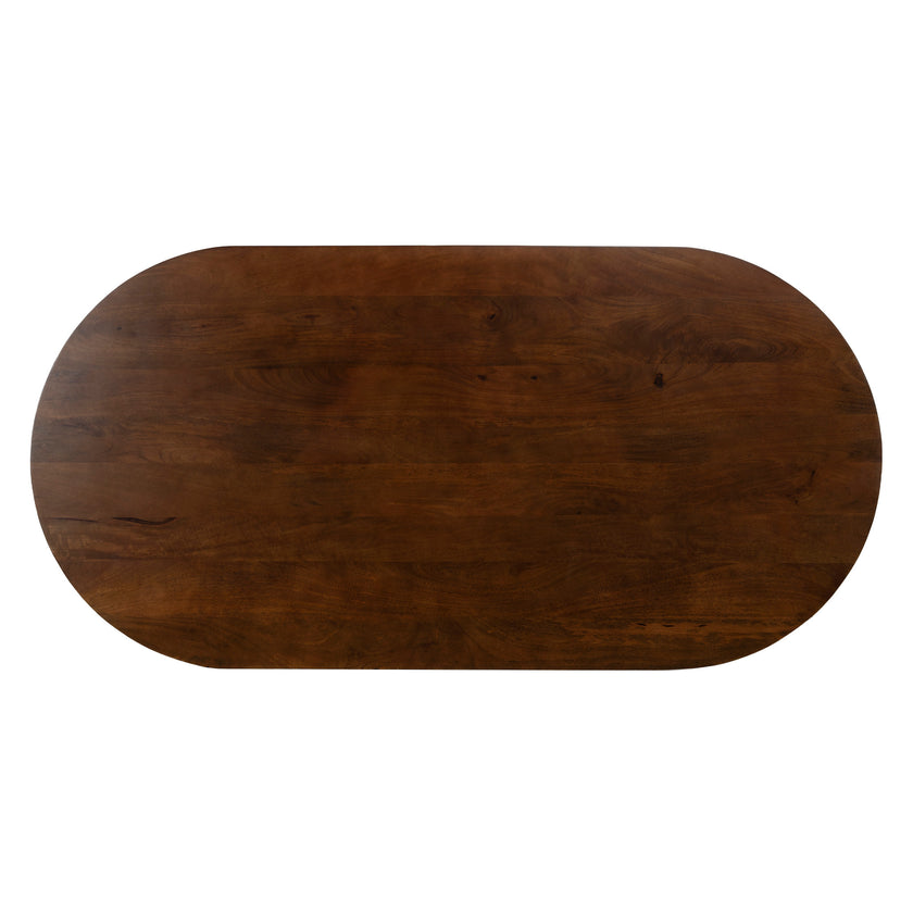 CDT12028-RB 2m Dining Table - Walnut