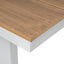 CDT12051-ID 1.6m Sand White Outdoor Dining Table - Natural