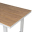 CDT12051-ID 1.6m Sand White Outdoor Dining Table - Natural