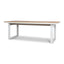 CDT12052-ID 2.3m Sand White Outdoor Dining Table - Natural
