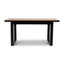 CDT12053-ID 1.6m Black Outdoor Dining Table - Natural