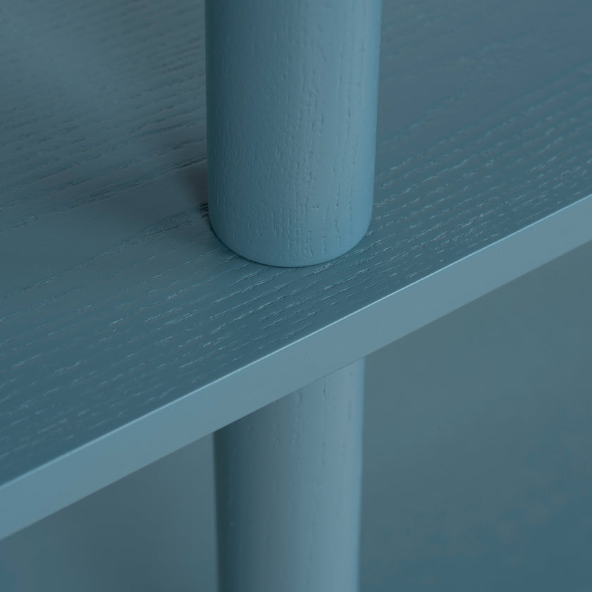 CDT12062-DR Wooden Shelving Unit - Light Blue