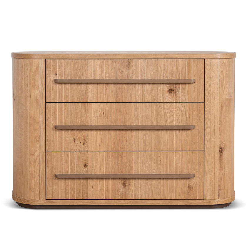 CDT12111-VN Chest of 3 Drawers - Knotty Oak